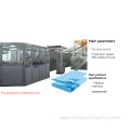 Disposable medical pads production line